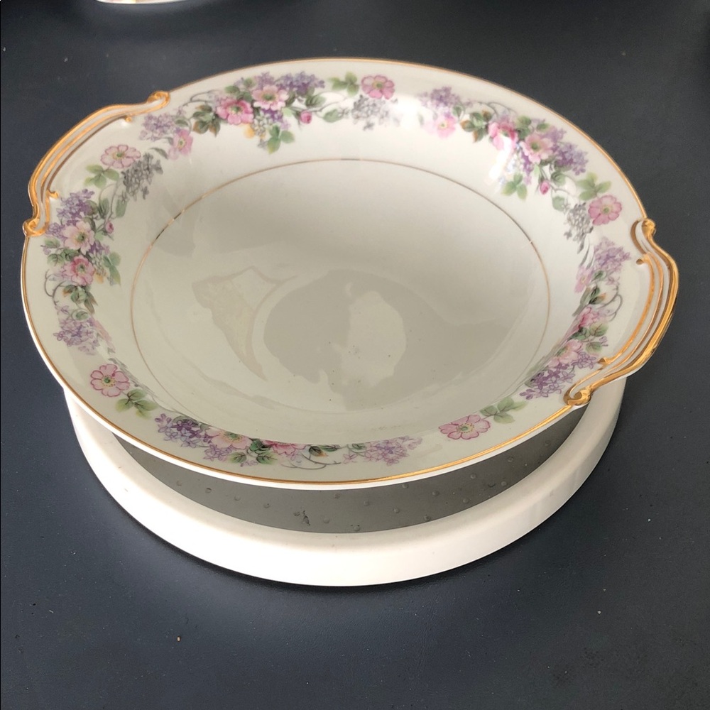NORITAKE JAPAN 1950’s ROSSLINE 5147 ROUND SERVING BOWL